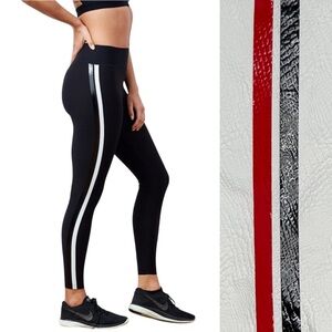 Ultracor Ultra High Rise Viper Speedy Leggings Snake Skin Embossed Stripes Sz S